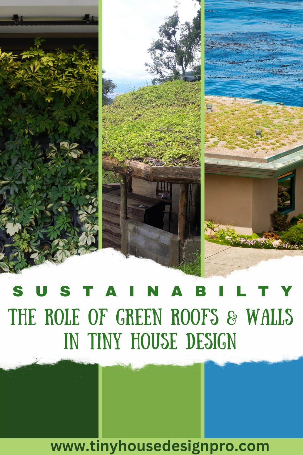 Photo inspiration: Visual Reference: Sustainability The Role Of Green Roofs Walls In Tiny Houses