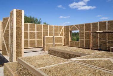 eco-friendly building materials - straw bale construction